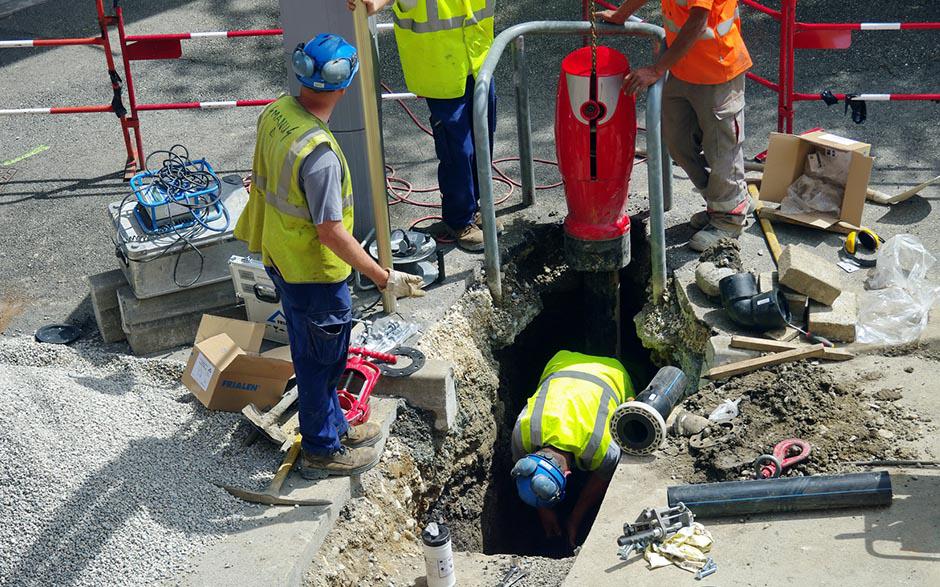 travaux assainissement La Neuville-Roy